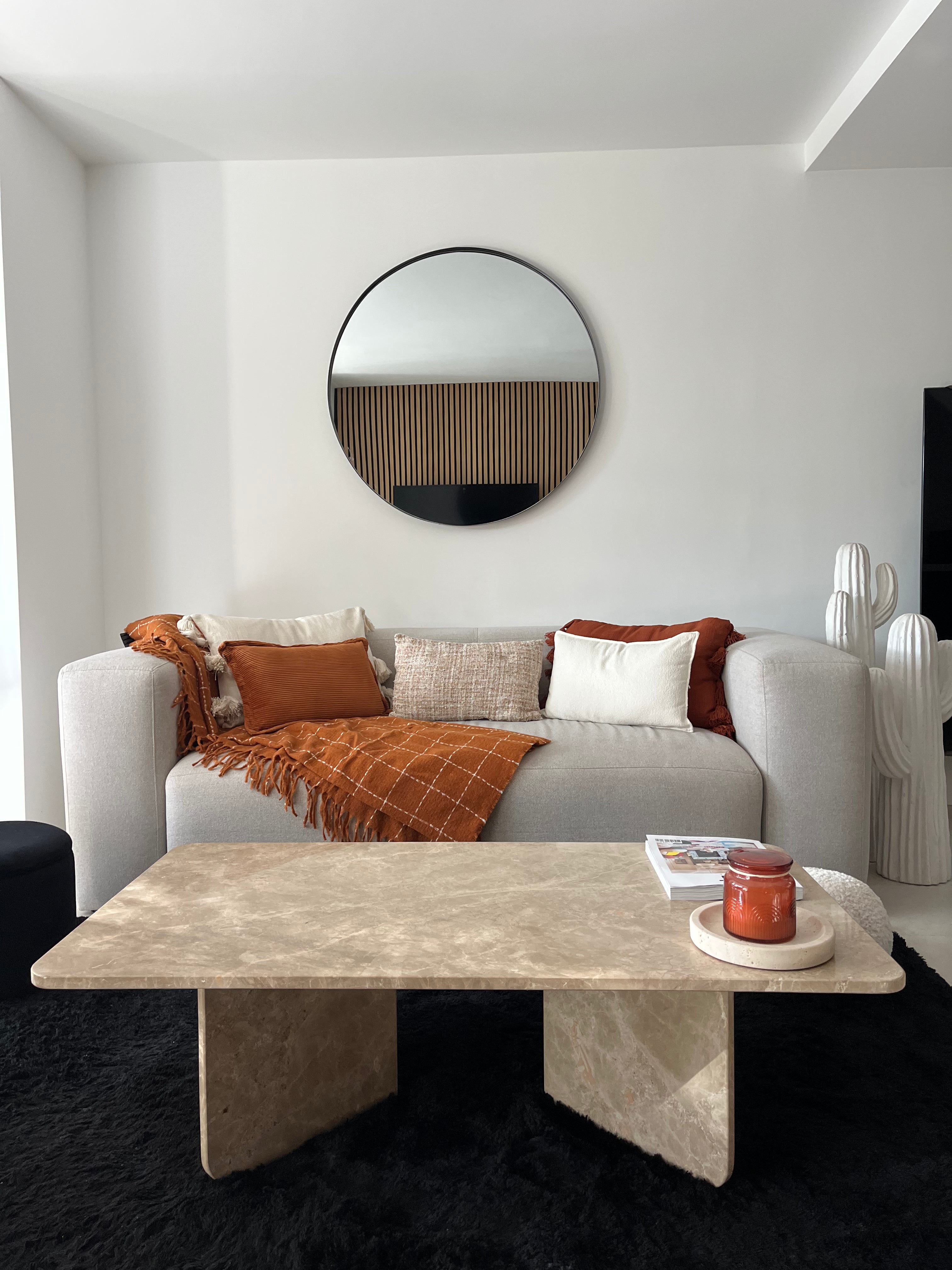 Table basse Signature x marron emperador Light - GIPSY HOME