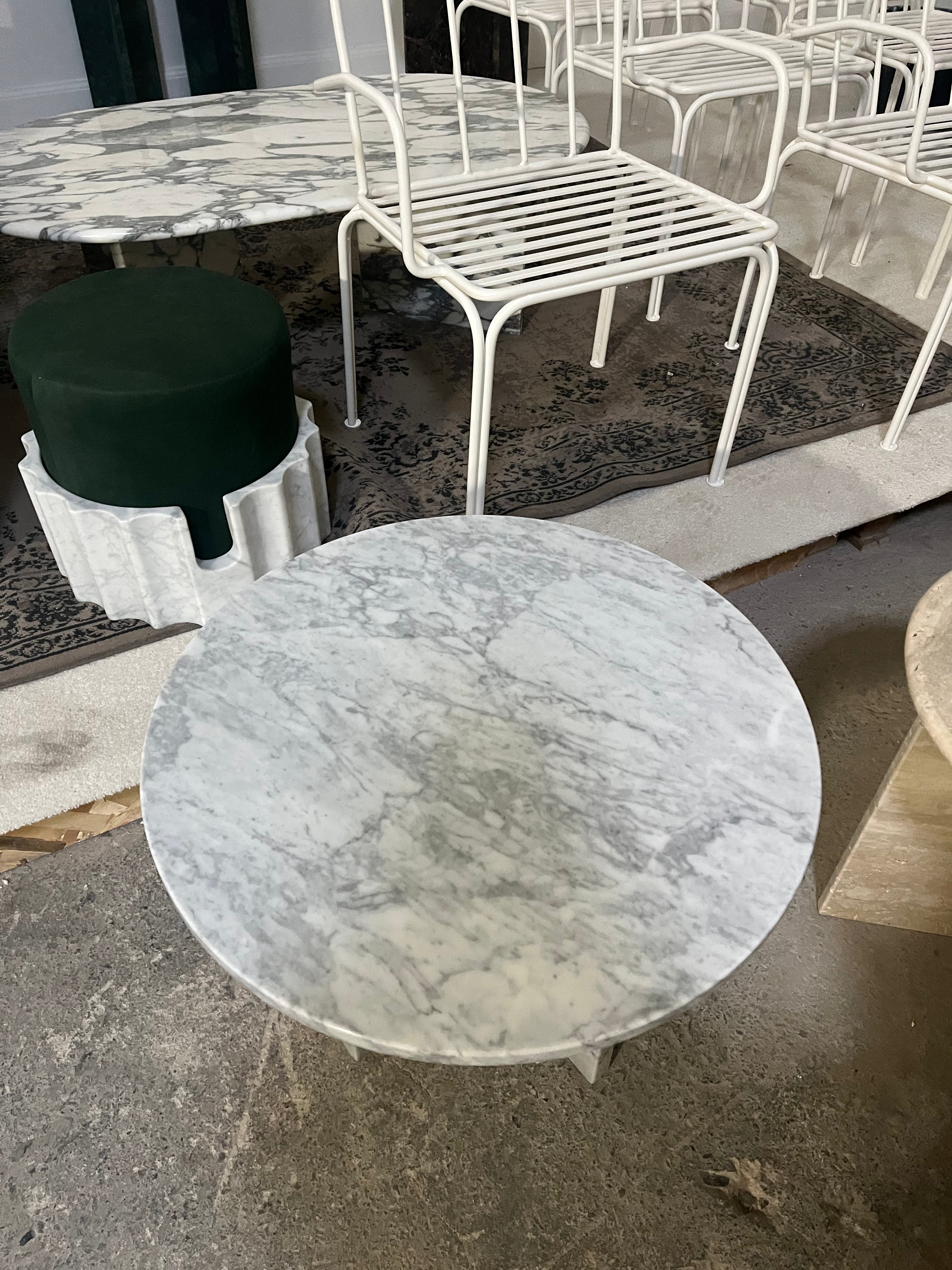 Table Signature x 100% Marbre Blanc carrare - GIPSY HOME