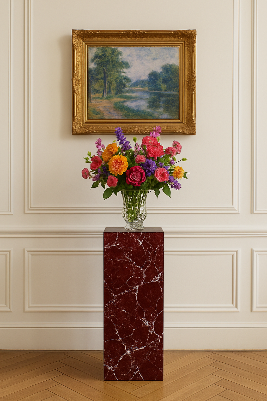 Colonne en marbre de votre choix (sur commande)