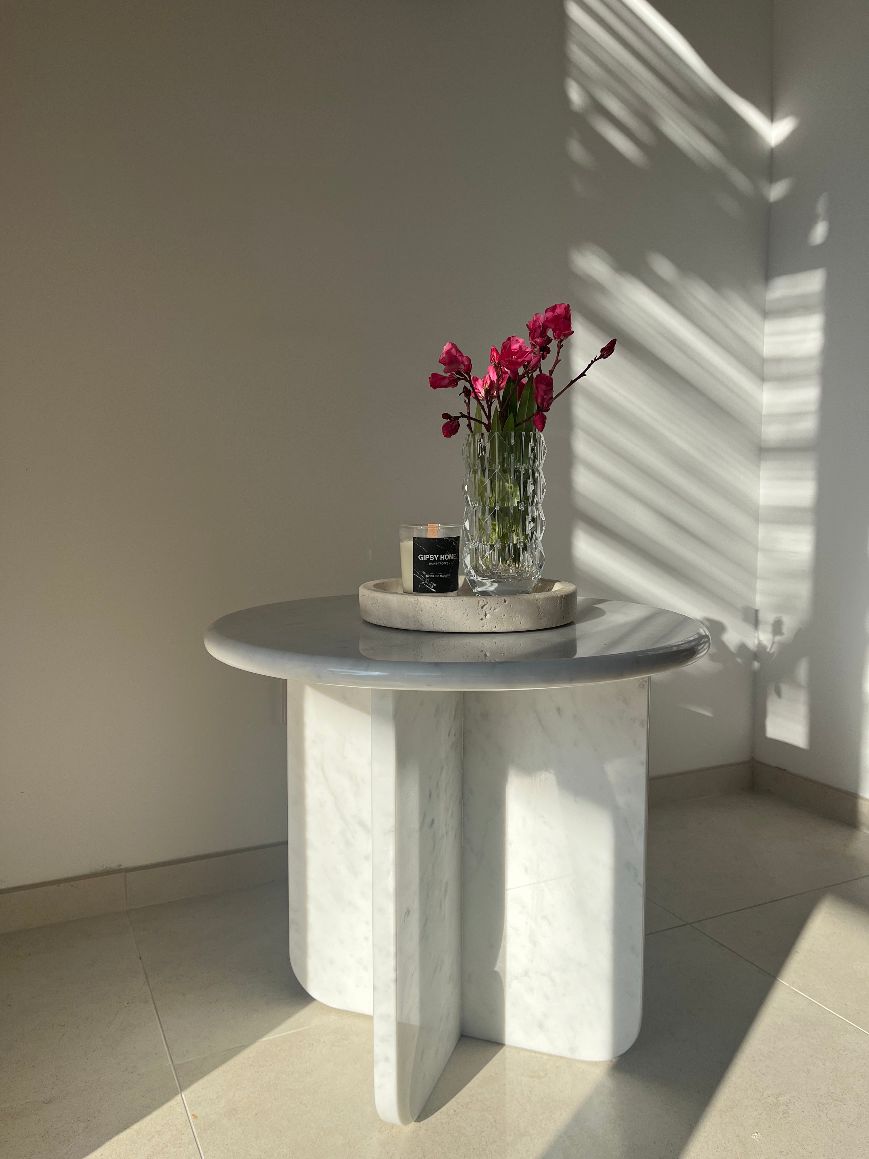 Table D45cm x 100% carrare extra - GIPSY HOME