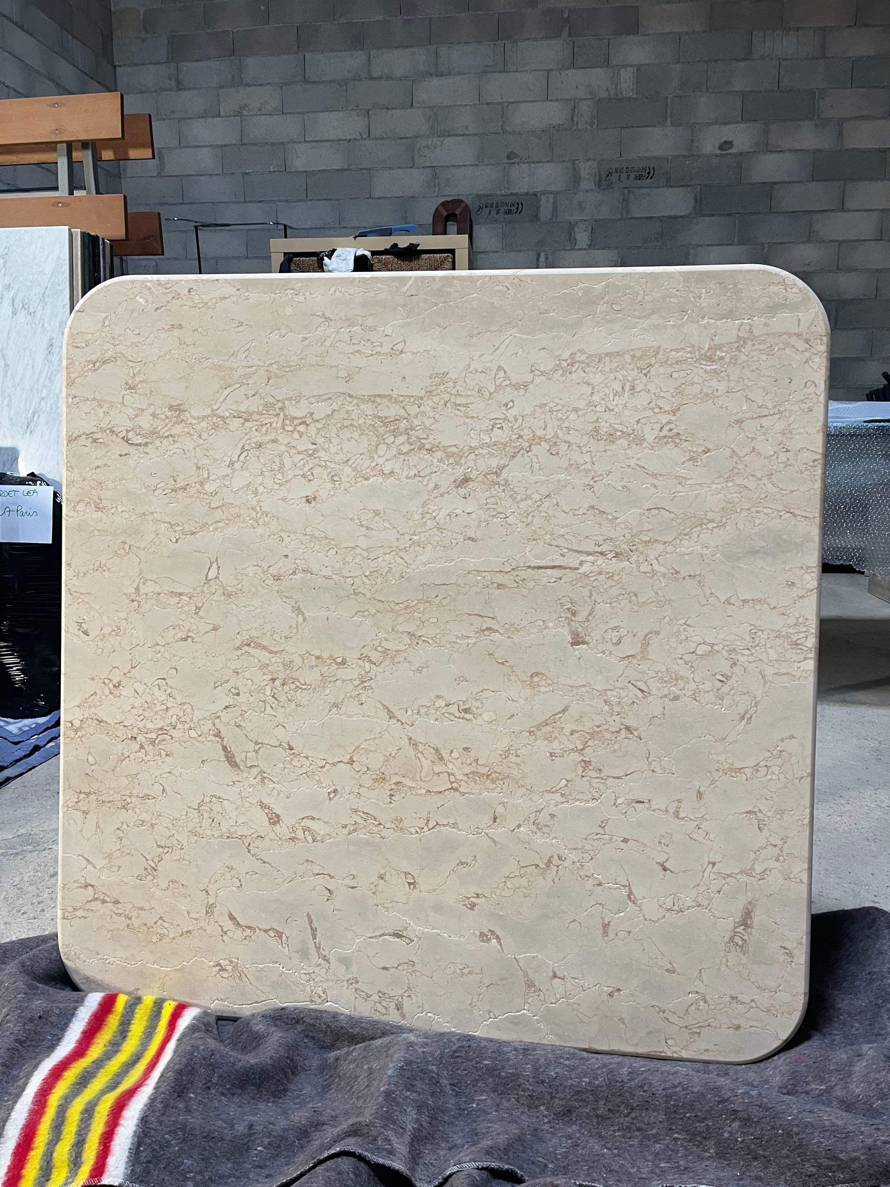 Pré-commande Table basse carrée 100% Pierre de david - GIPSY HOME