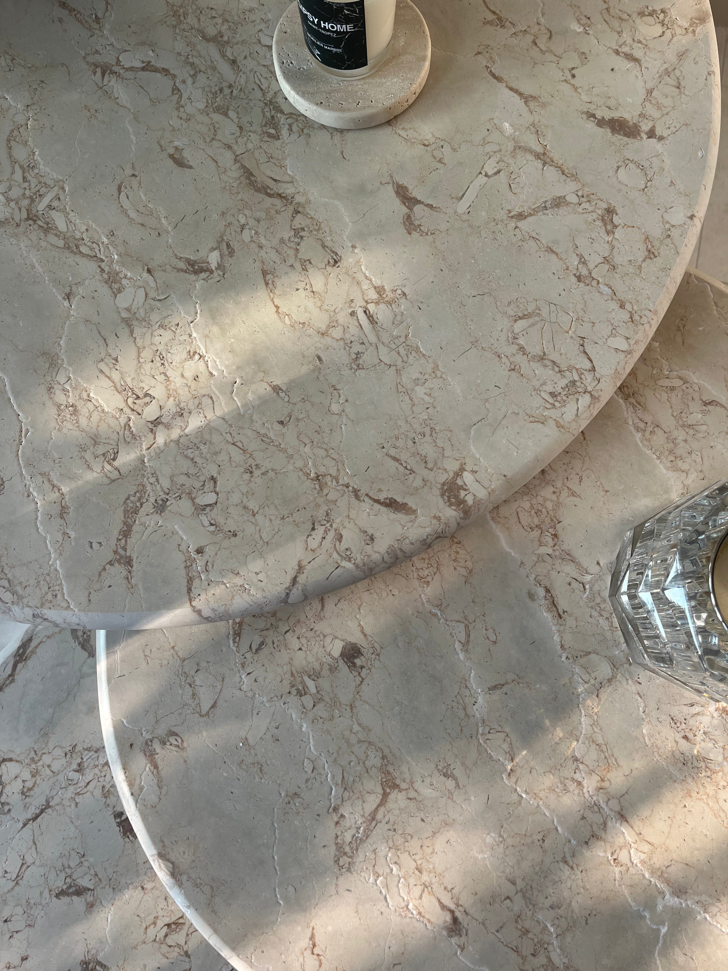 Trio de table basse Gigognes x 100% Pierre de david - GIPSY HOME