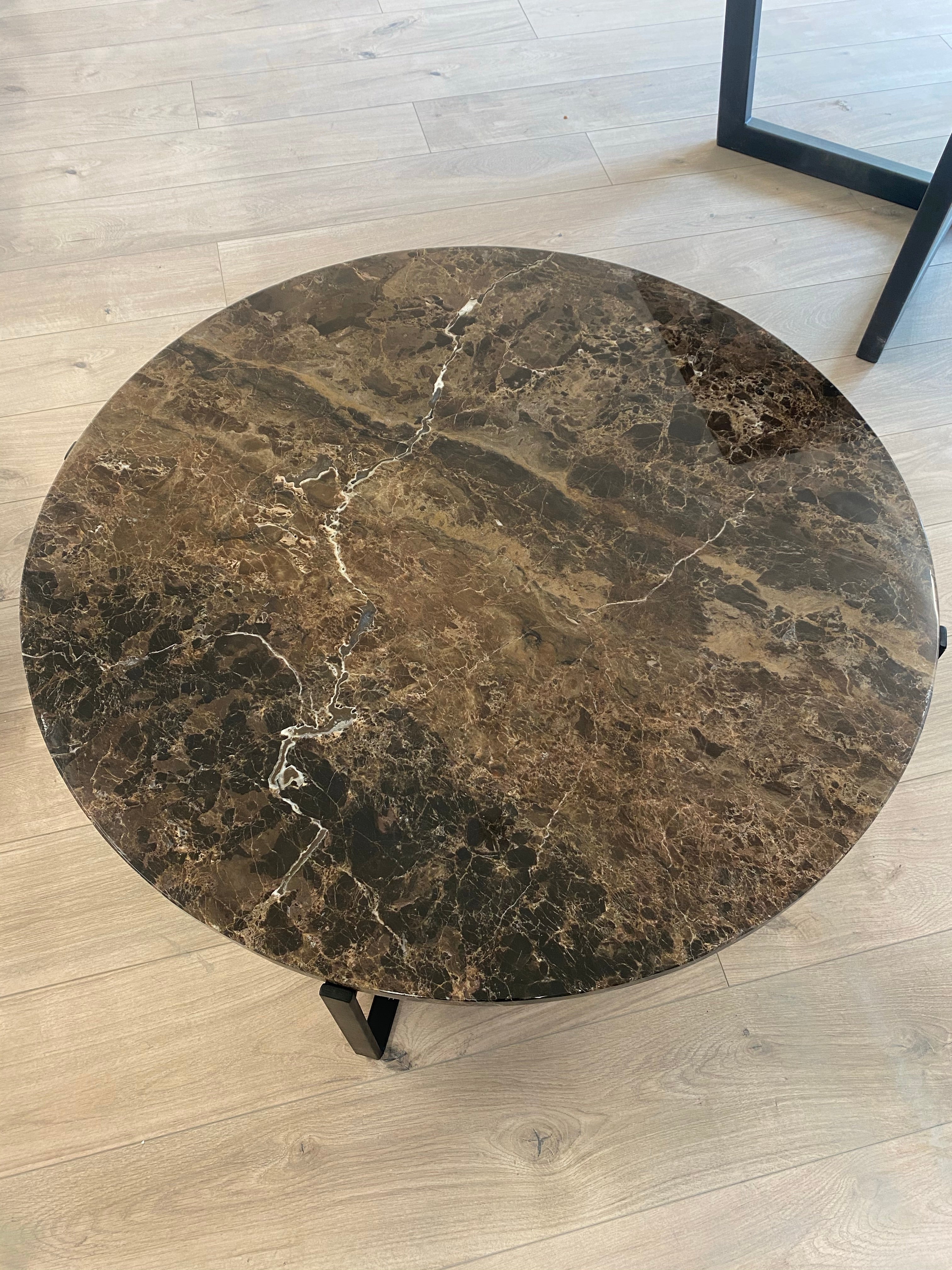Table ronde D100 x Marron Emperador - GIPSY HOME