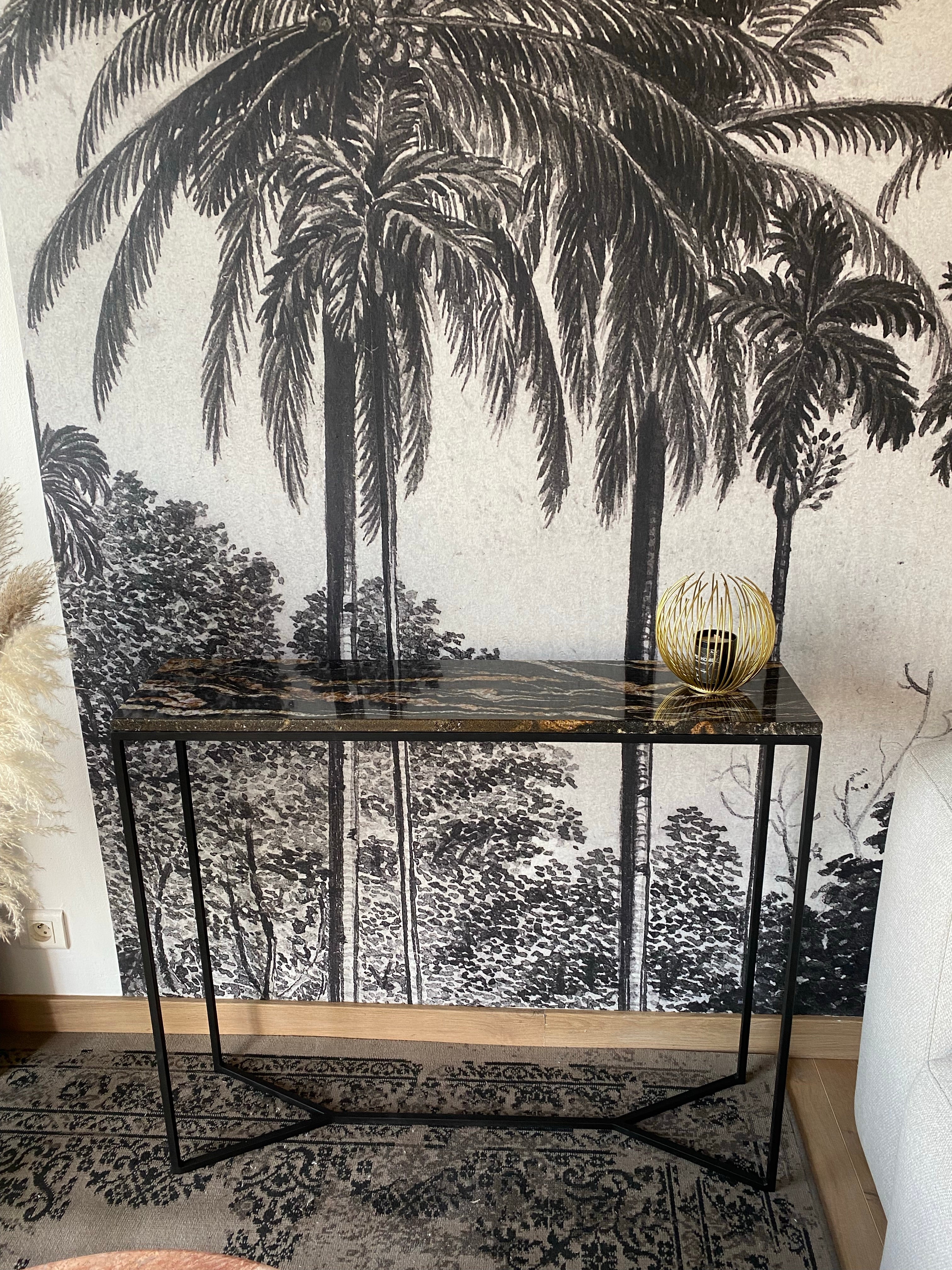Console élégance granit Fusion Gold (90x22) - GIPSY HOME