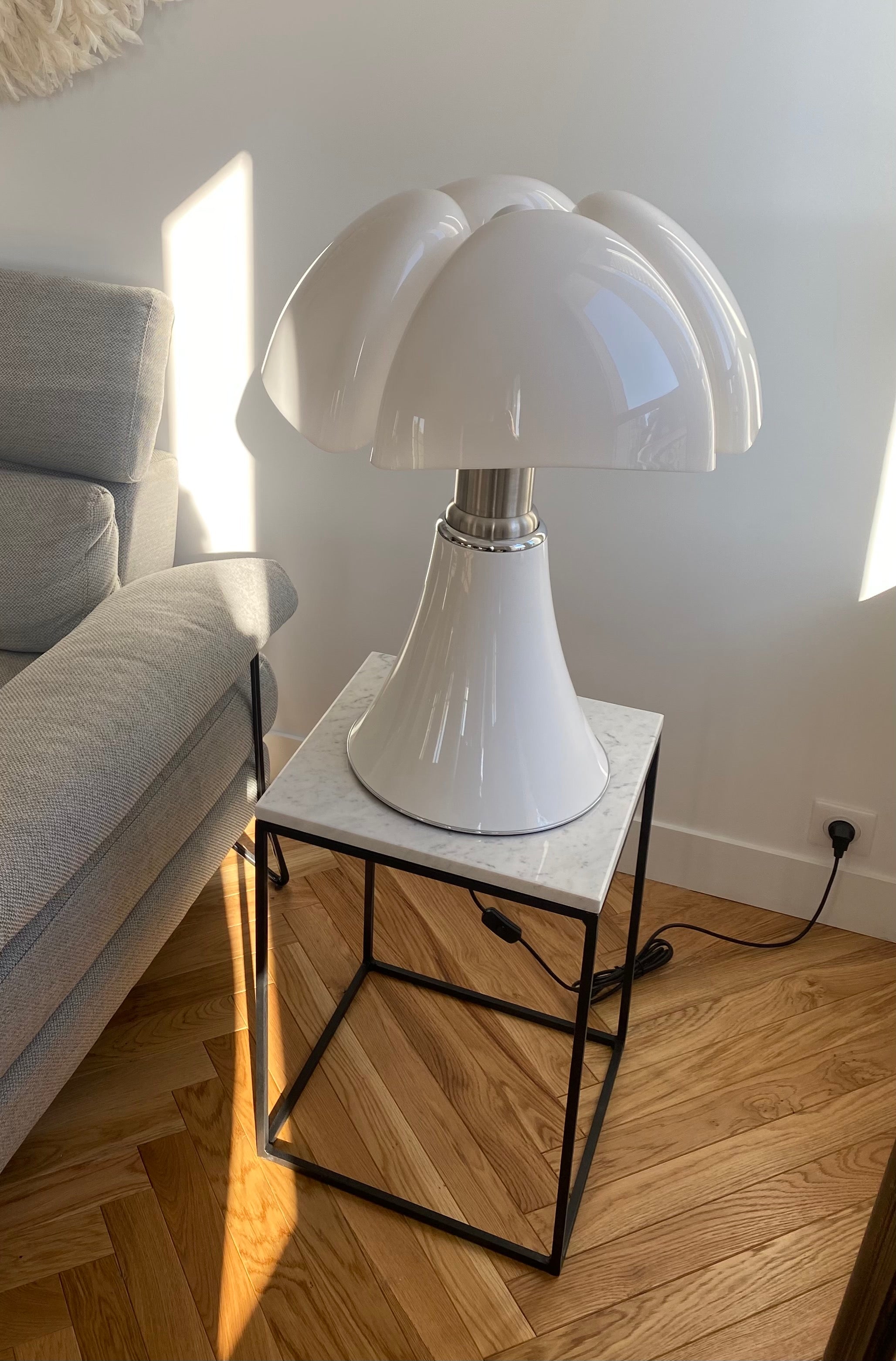 Bout de canapé x Blanc Carrare - GIPSY HOME