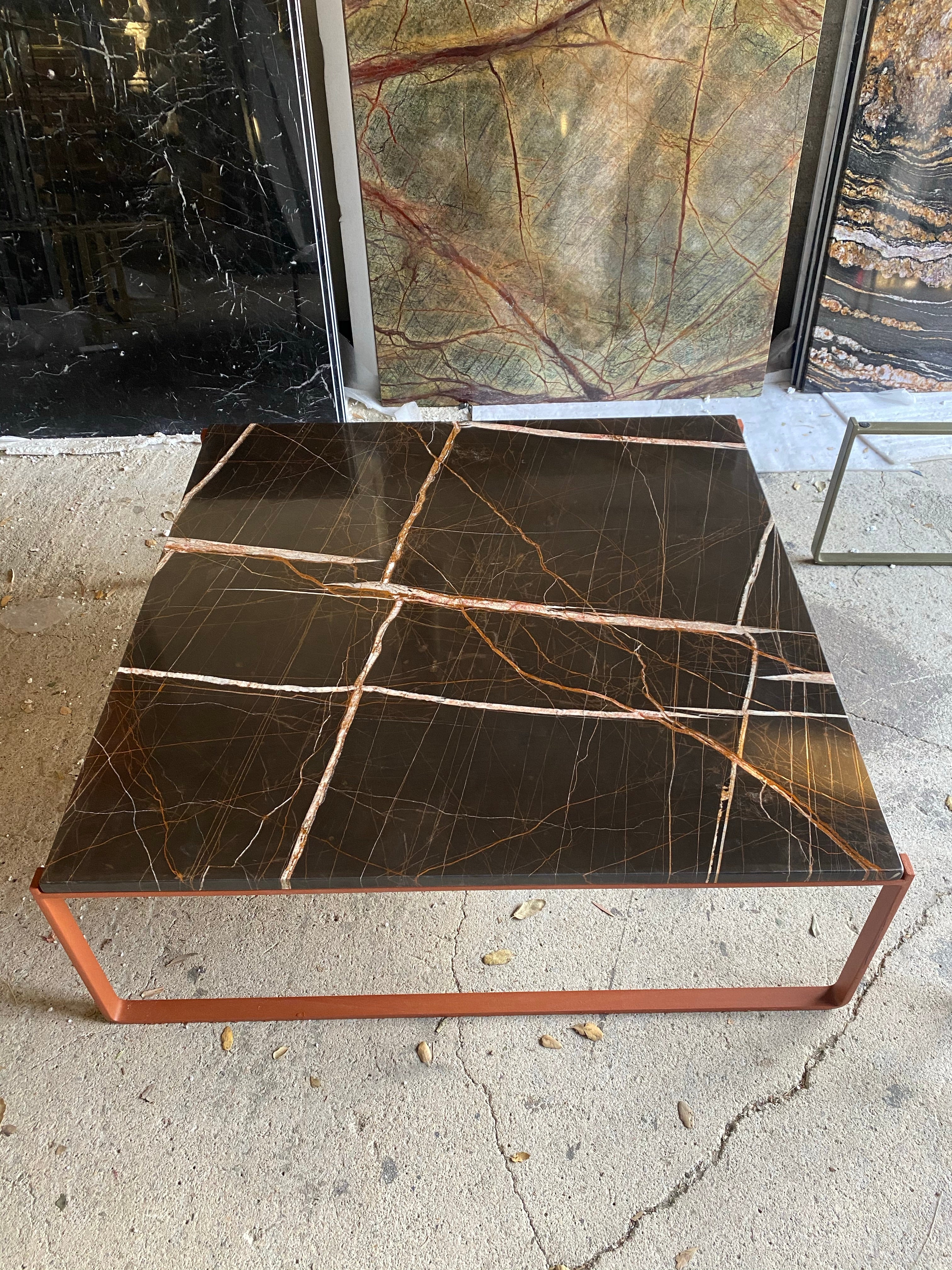 PRE COMMANDE Table basse Harmony x Marbre Sahara - GIPSY HOME