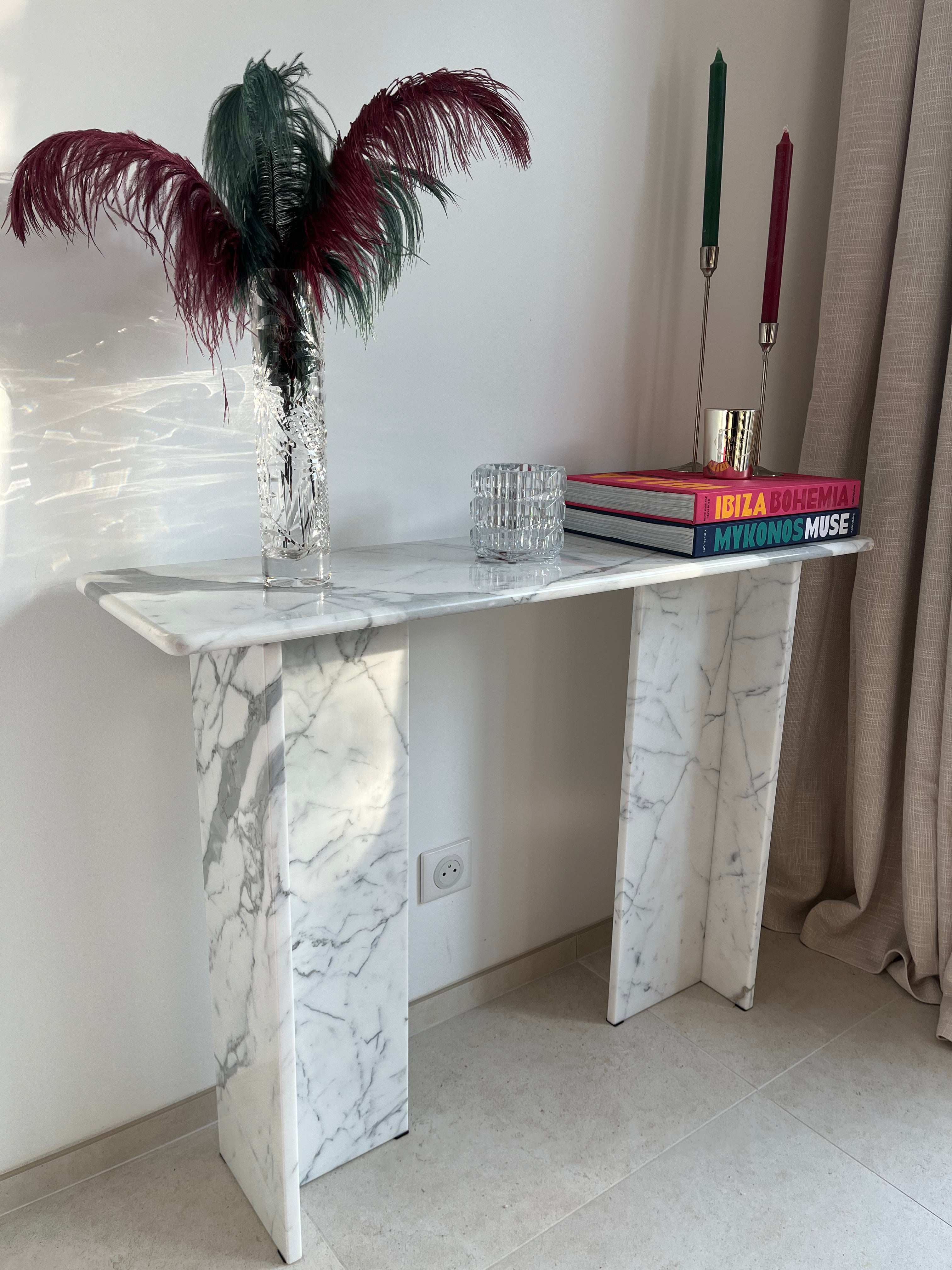 Console signature x 100% Calacatta (100/30) - GIPSY HOME
