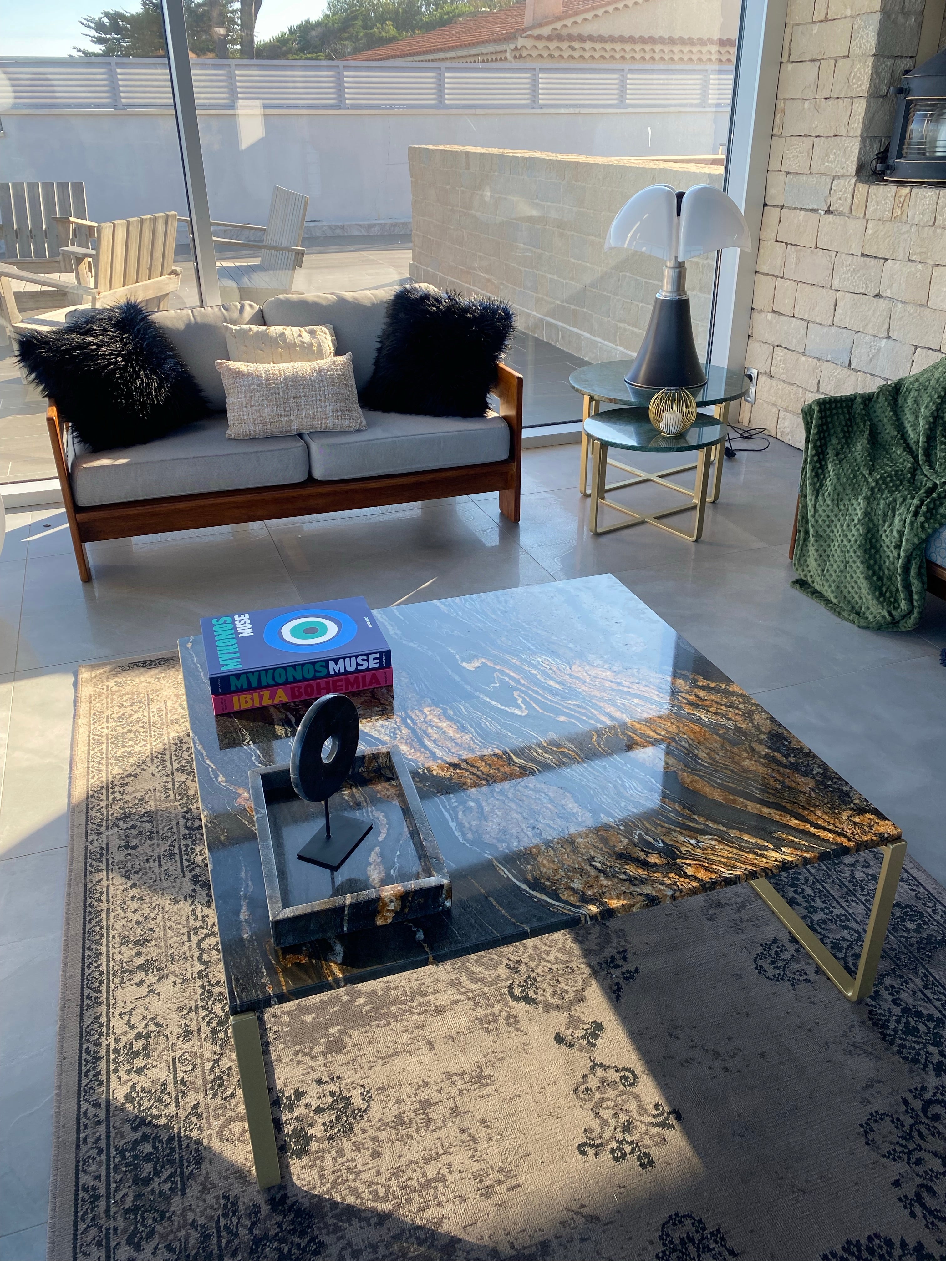 Table basse Harmony x Granit Fusion Gold - GIPSY HOME