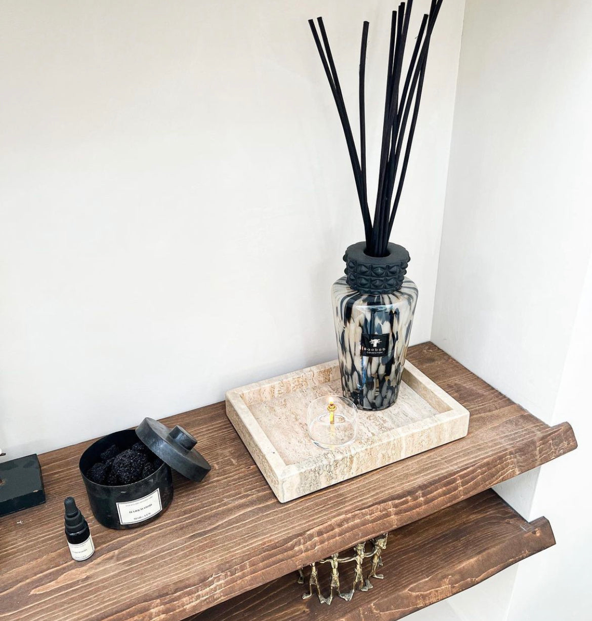 Plateau en travertin - GIPSY HOME