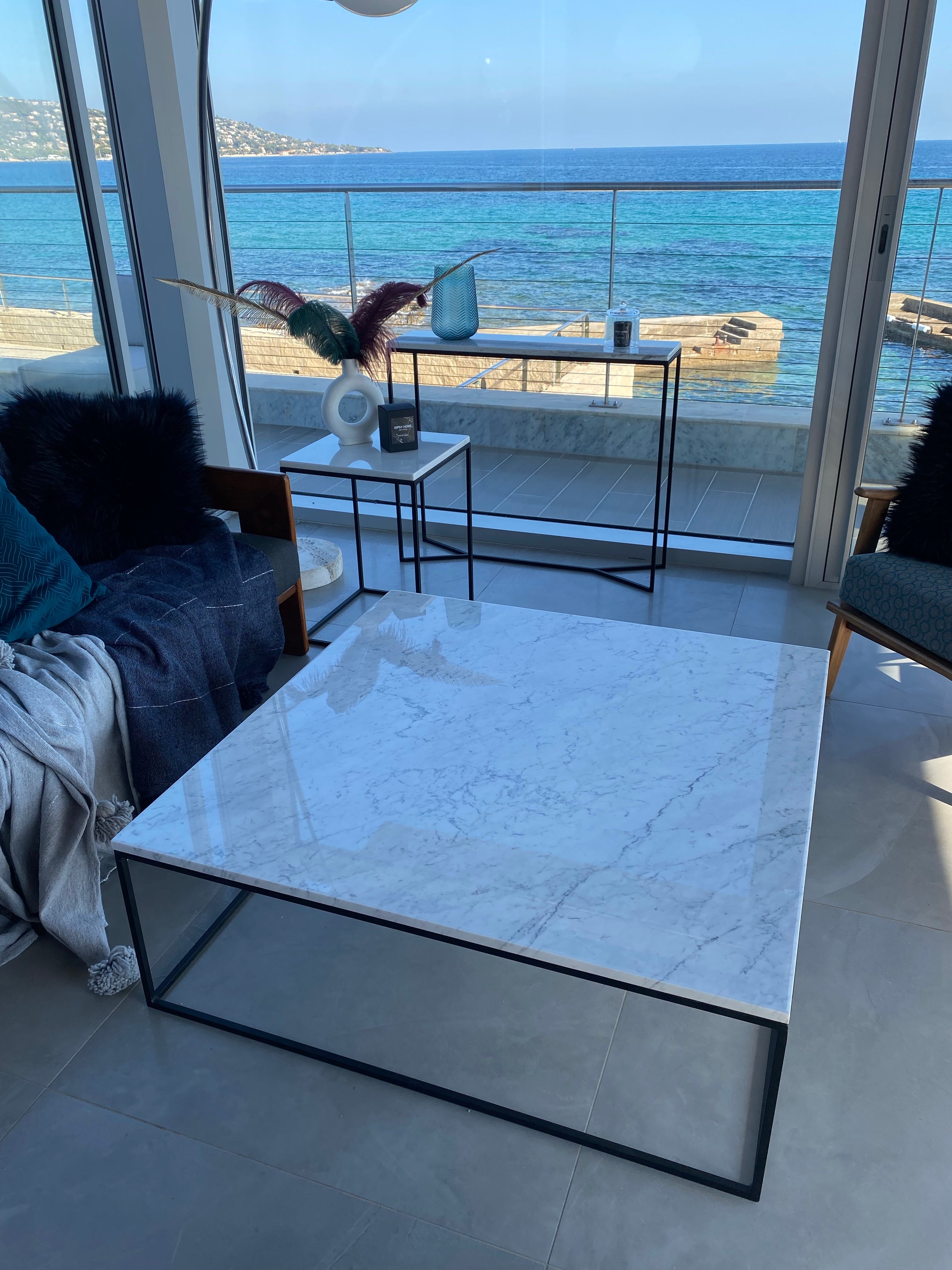 Pré-commande Table basse élégance x Blanc Carrare - GIPSY HOME