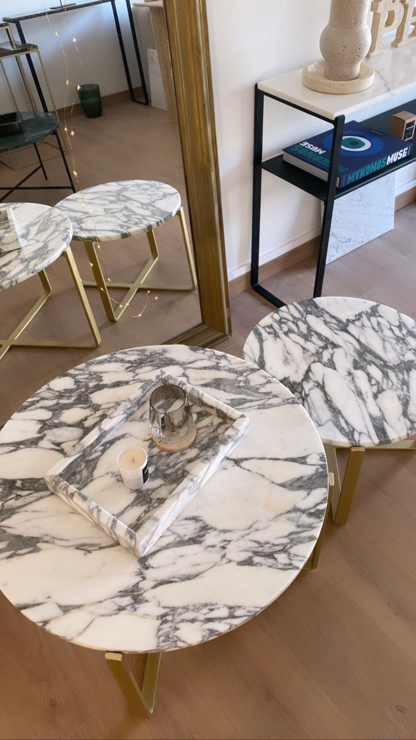 Gigognes x marbre Arabescato - GIPSY HOME