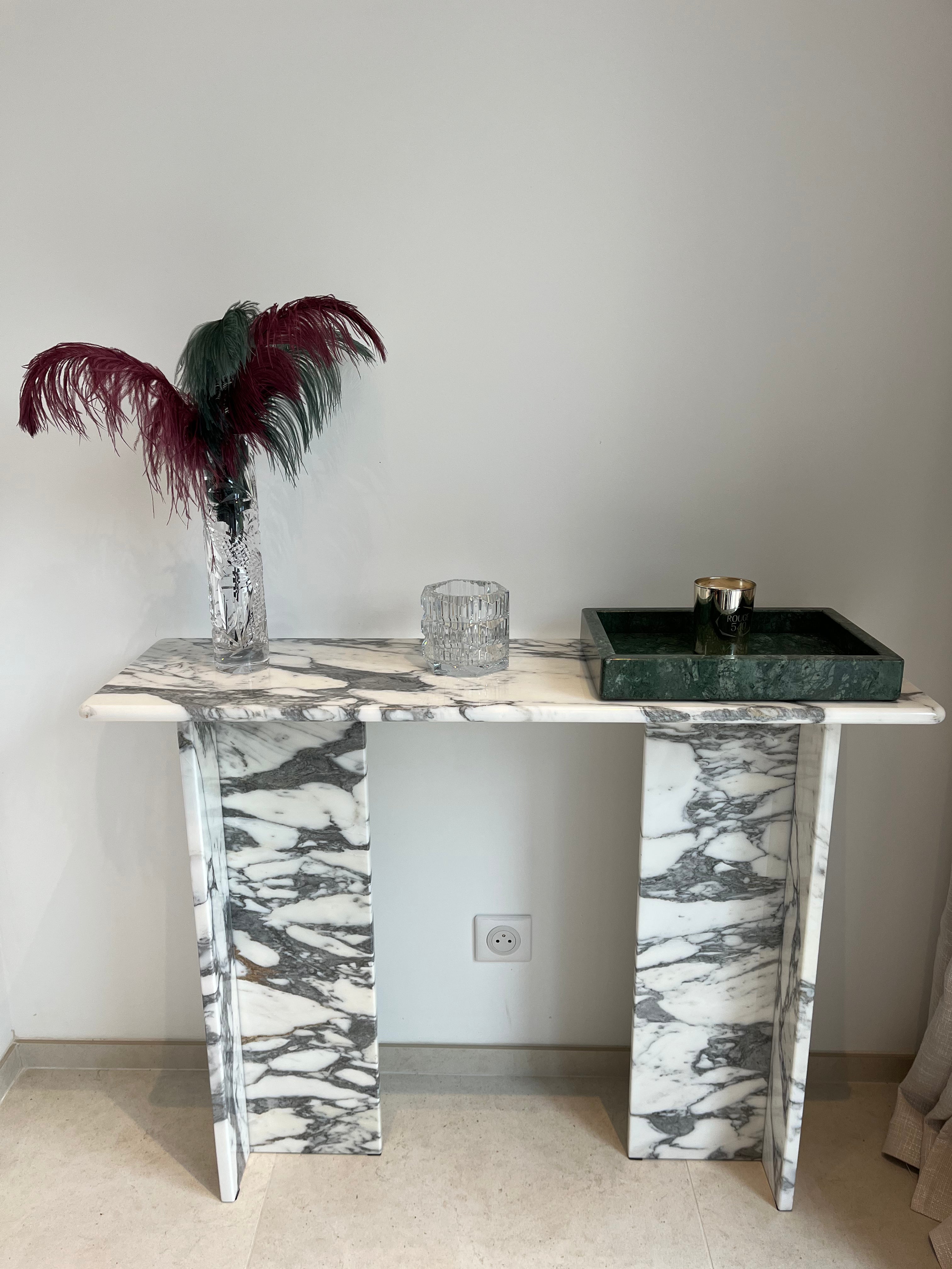 Console signature x 100% Arabescato (100/30) - GIPSY HOME