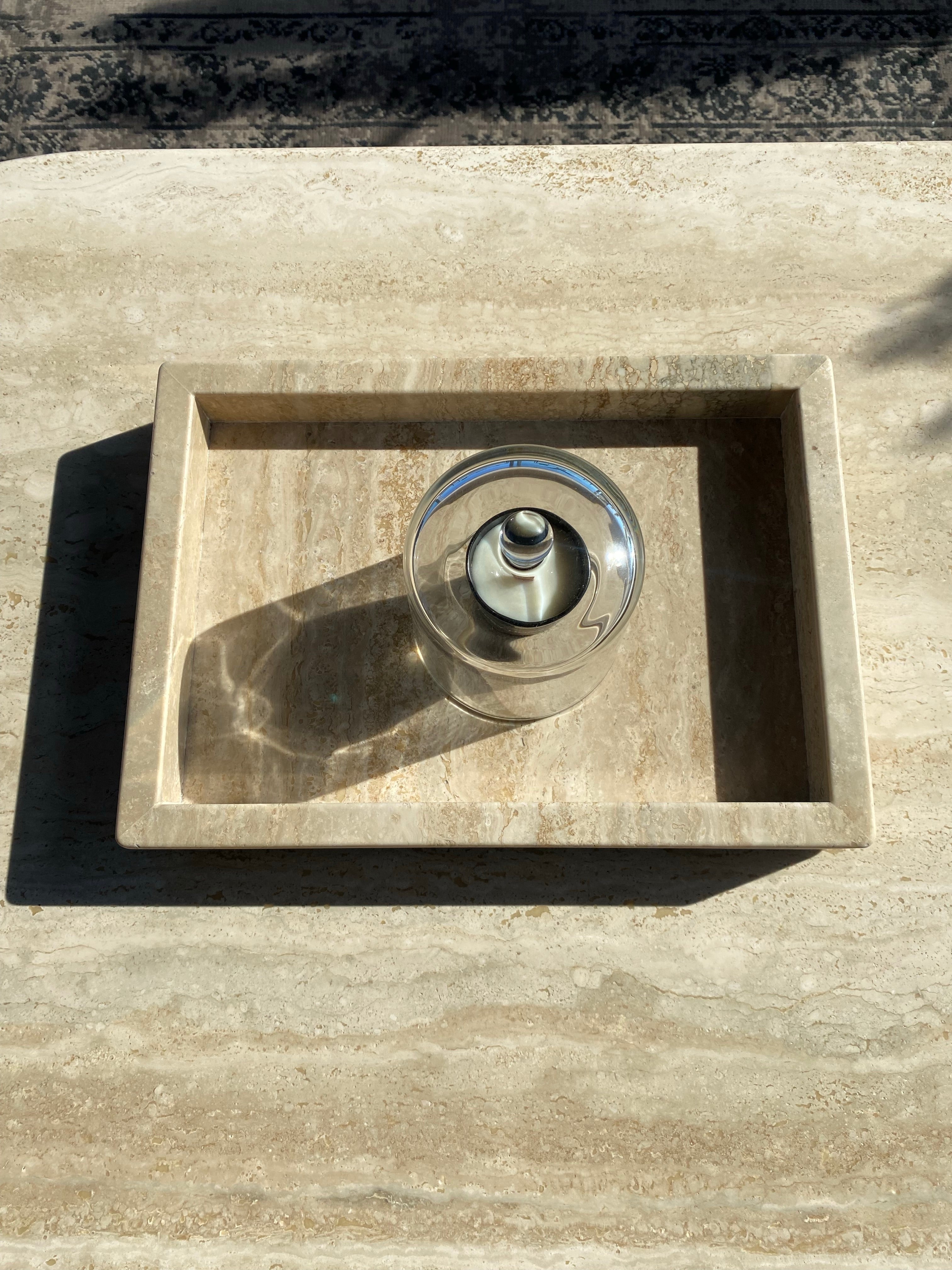 Plateau en travertin - GIPSY HOME
