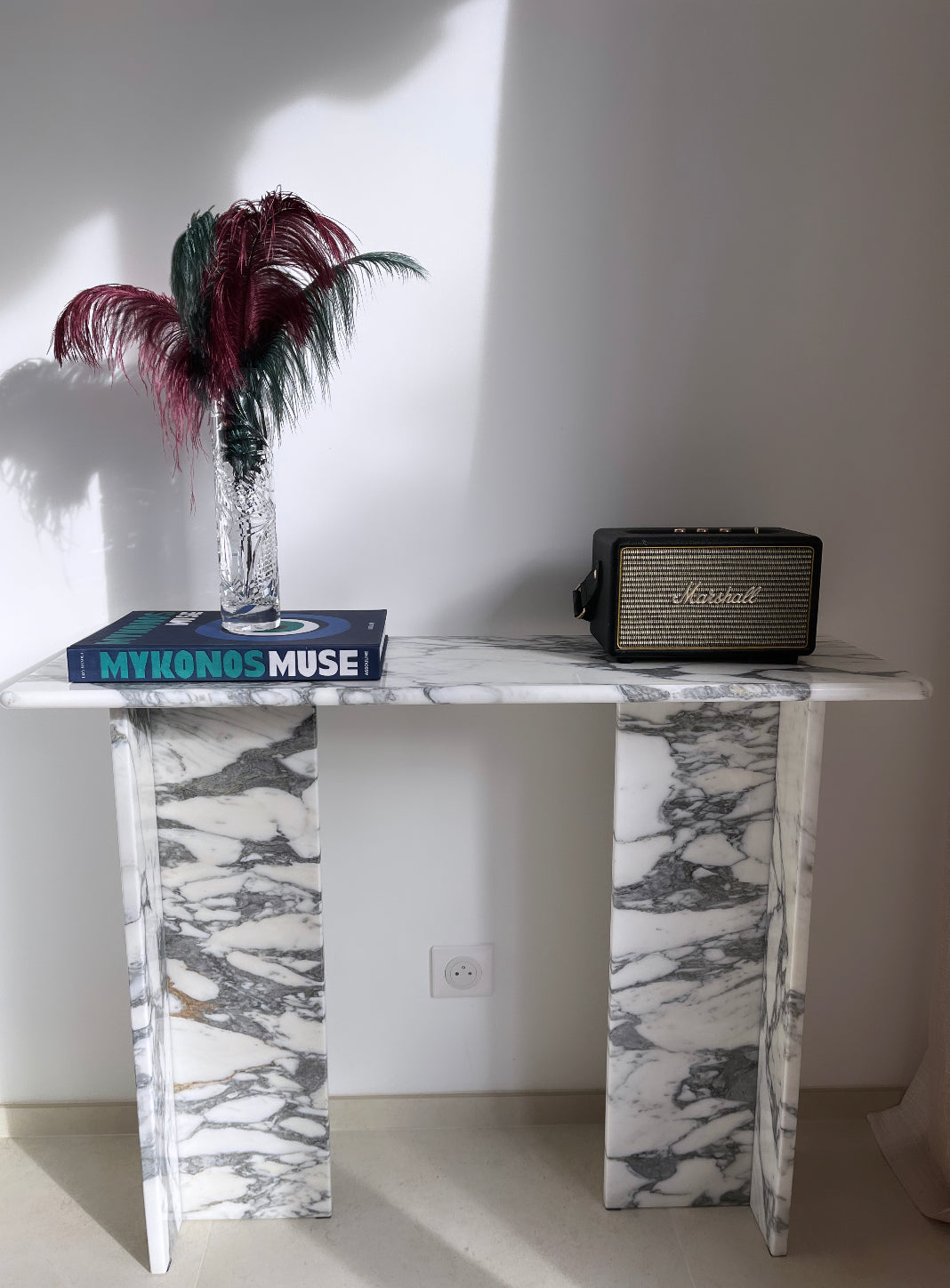 Console signature x 100% Arabescato (100/30) - GIPSY HOME