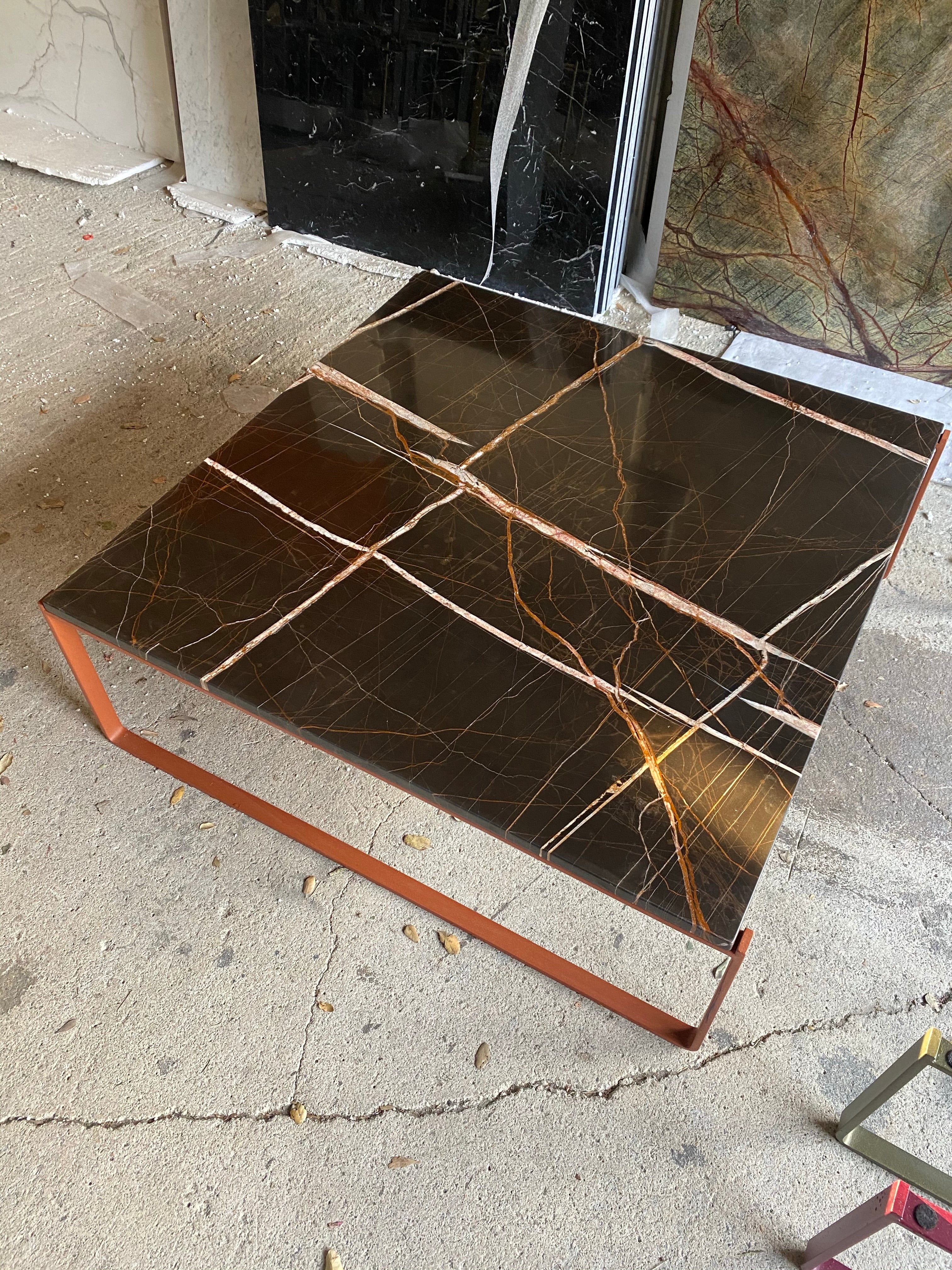PRE COMMANDE Table basse Harmony x Marbre Sahara - GIPSY HOME