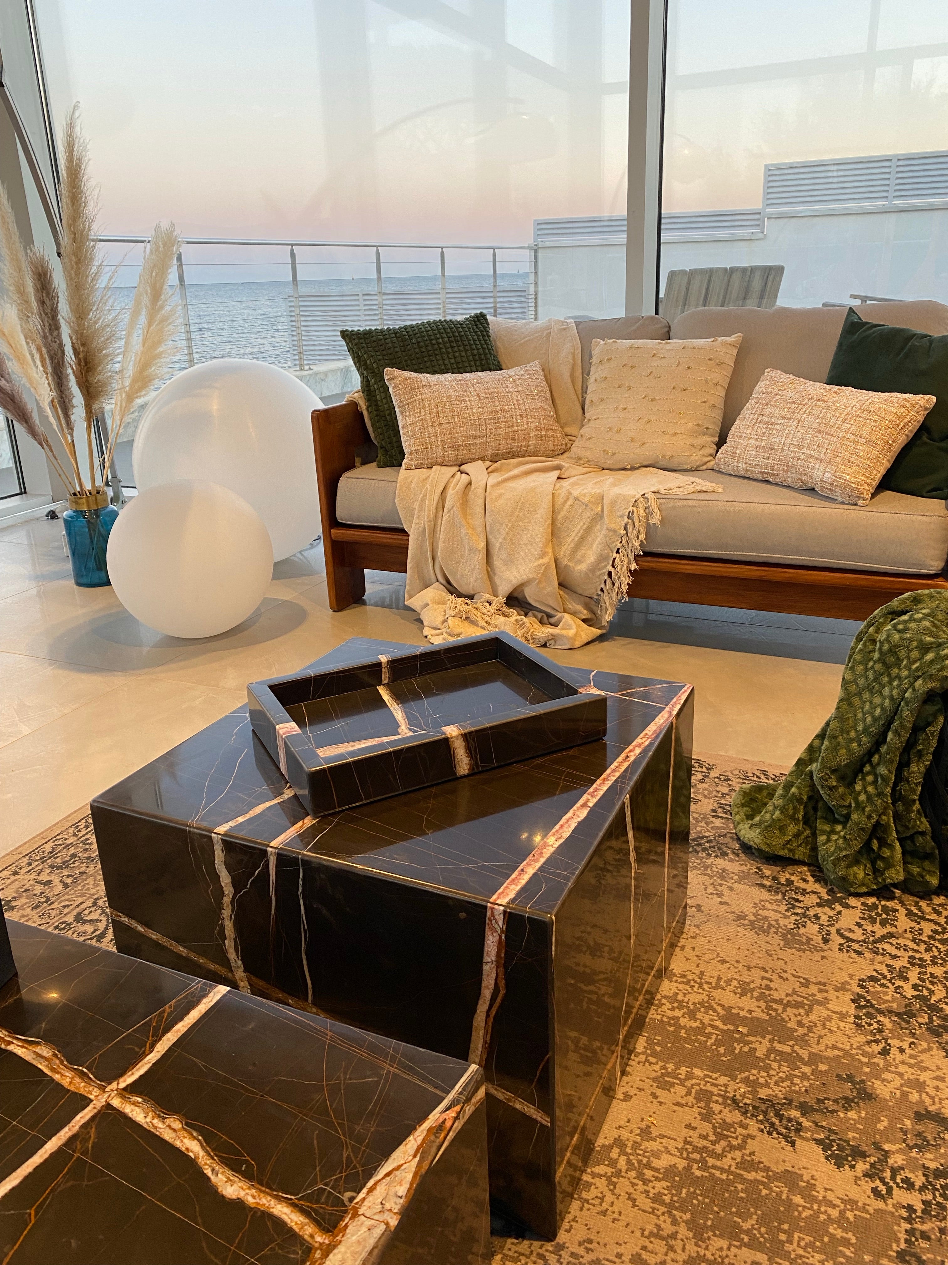 Plateau en marbre sahara - GIPSY HOME