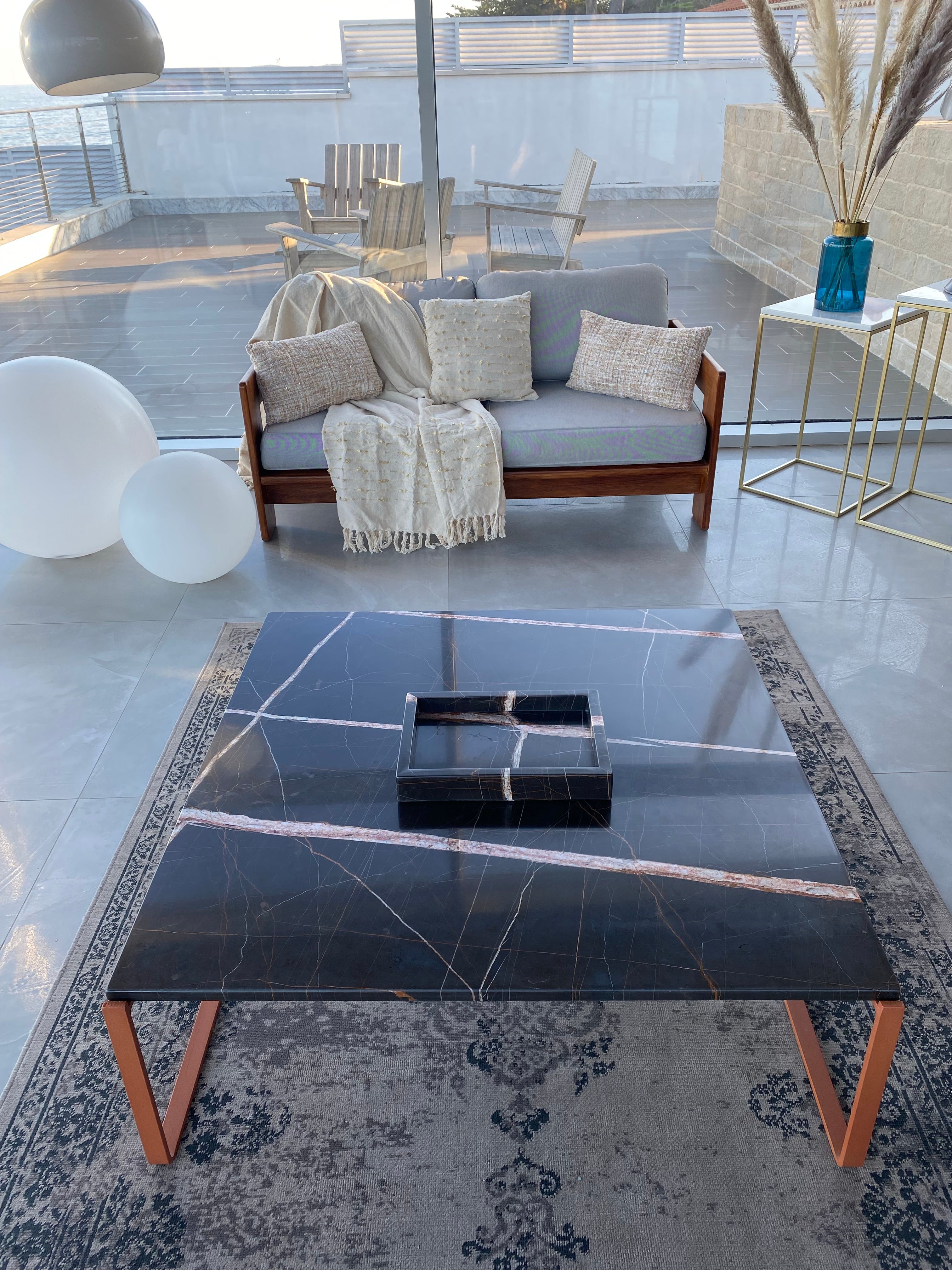 PRE COMMANDE Table basse Harmony x Marbre Sahara - GIPSY HOME