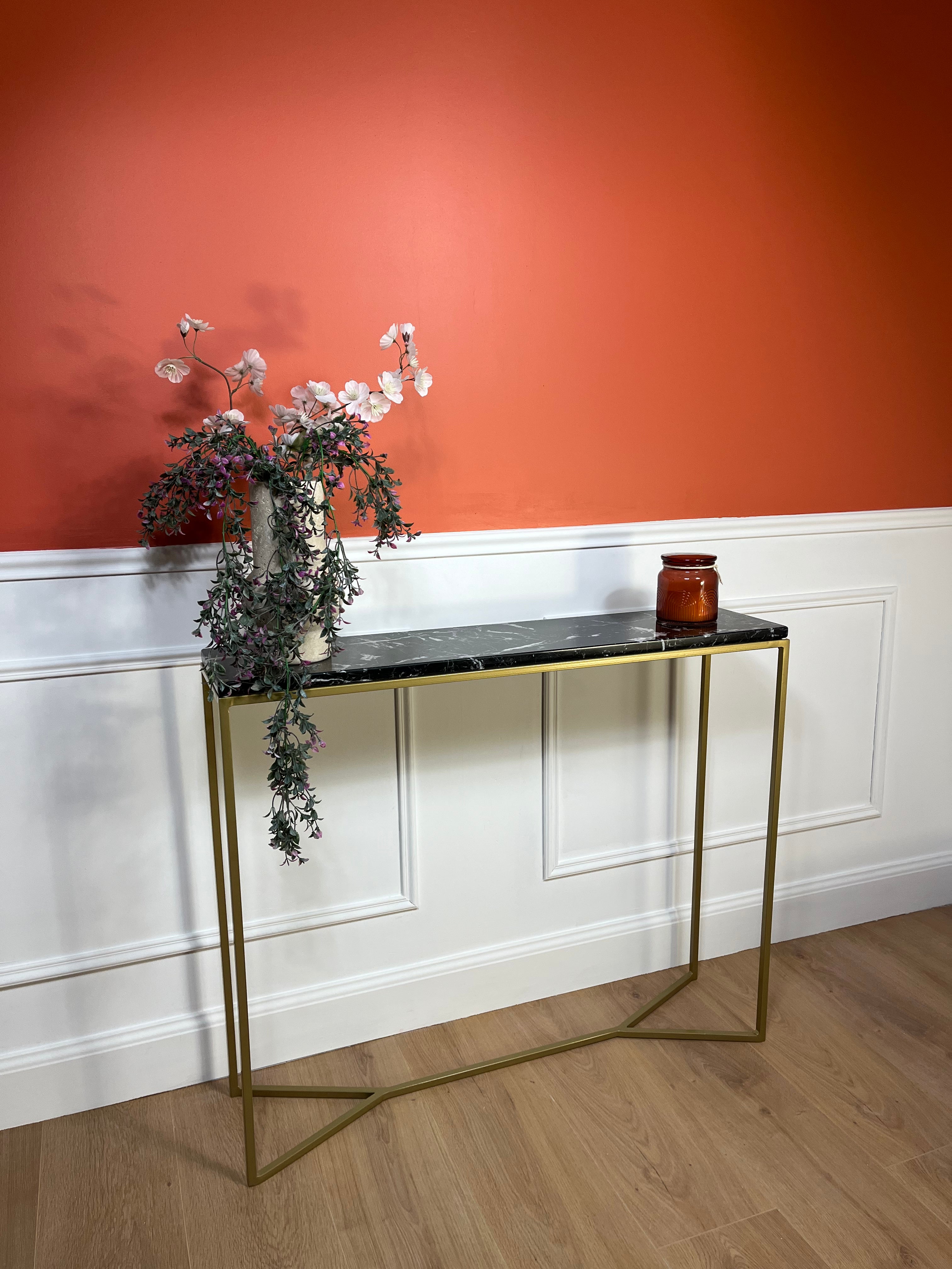 Console élégance Y x Noir Khenifra (90x22) - GIPSY HOME