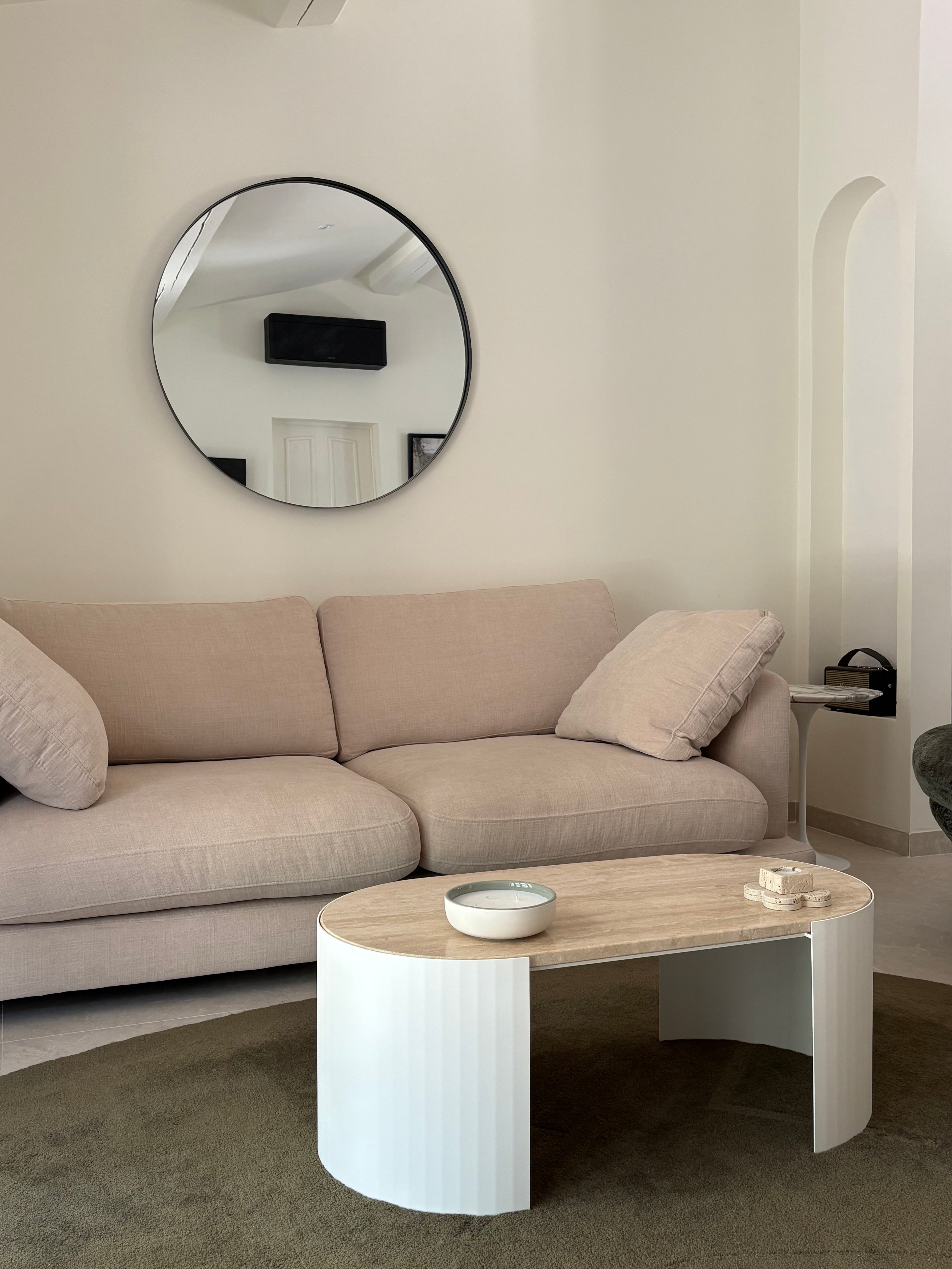 Table basse POP x travertin