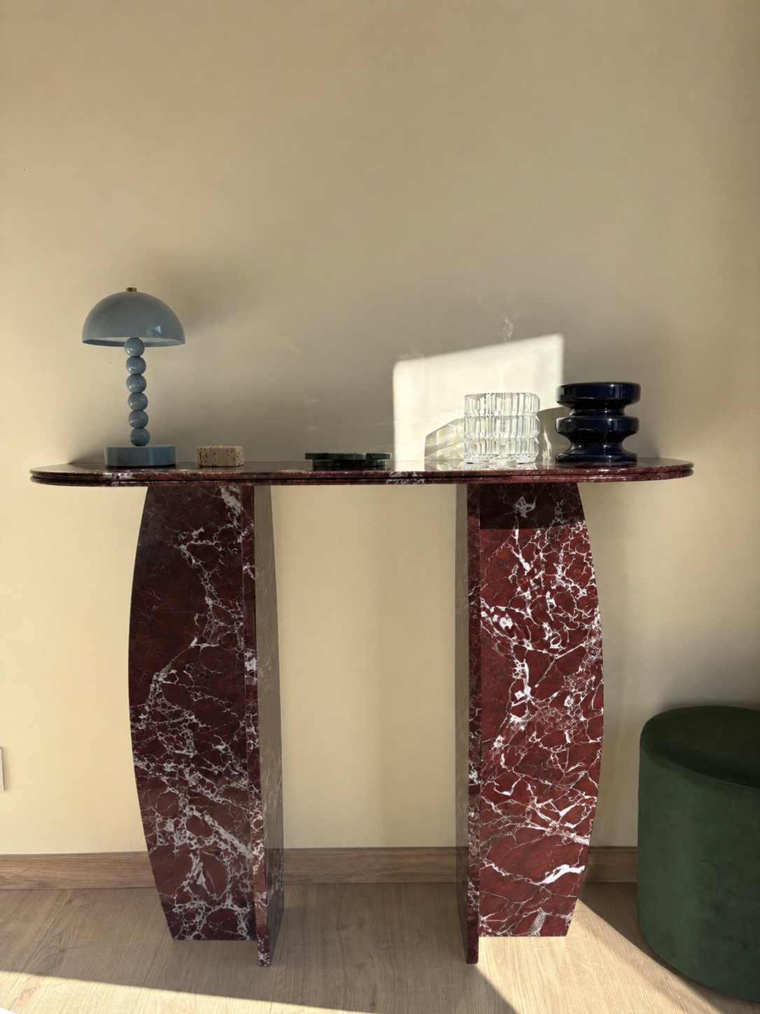 Console Iconic x marbre Rosso Levanto (100/30)