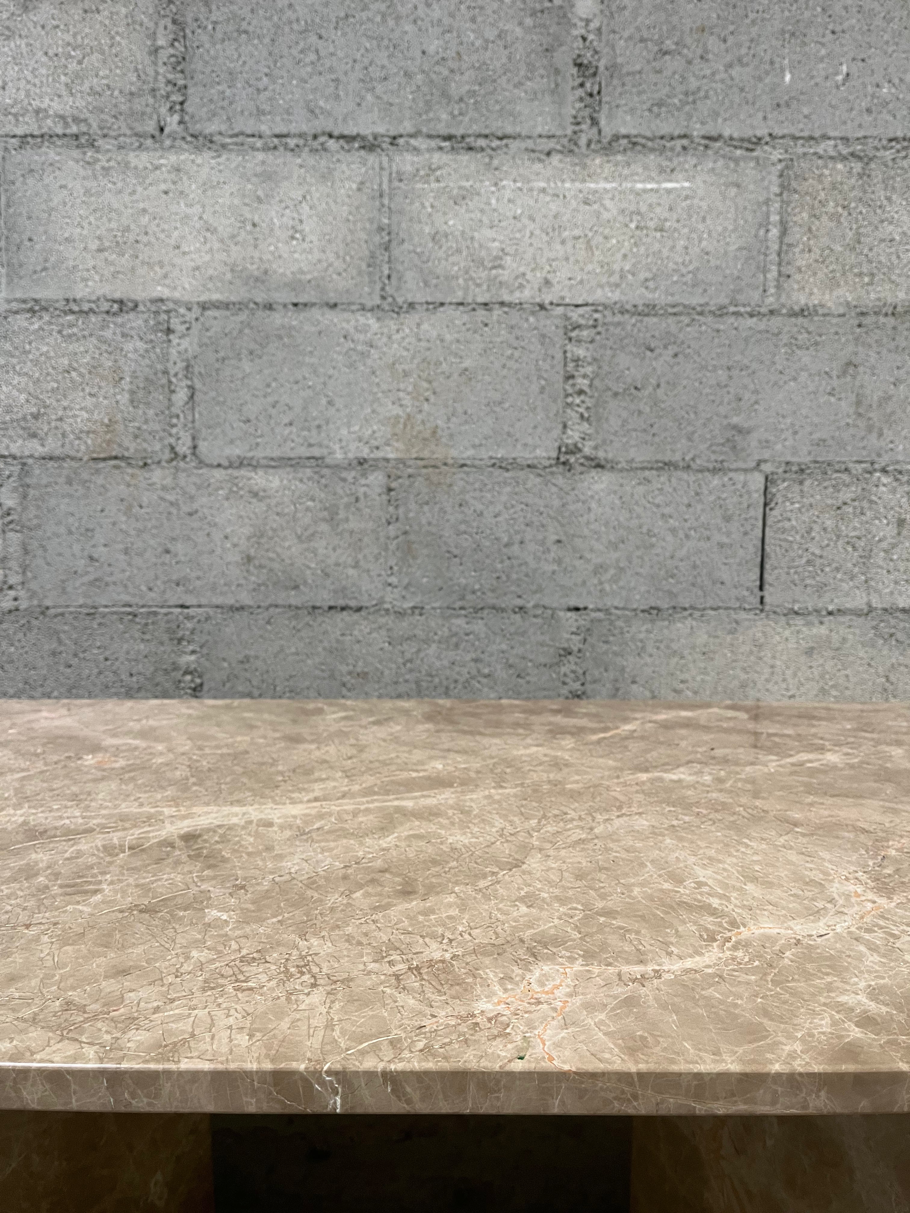 Table basse Signature x marron emperador Light - GIPSY HOME