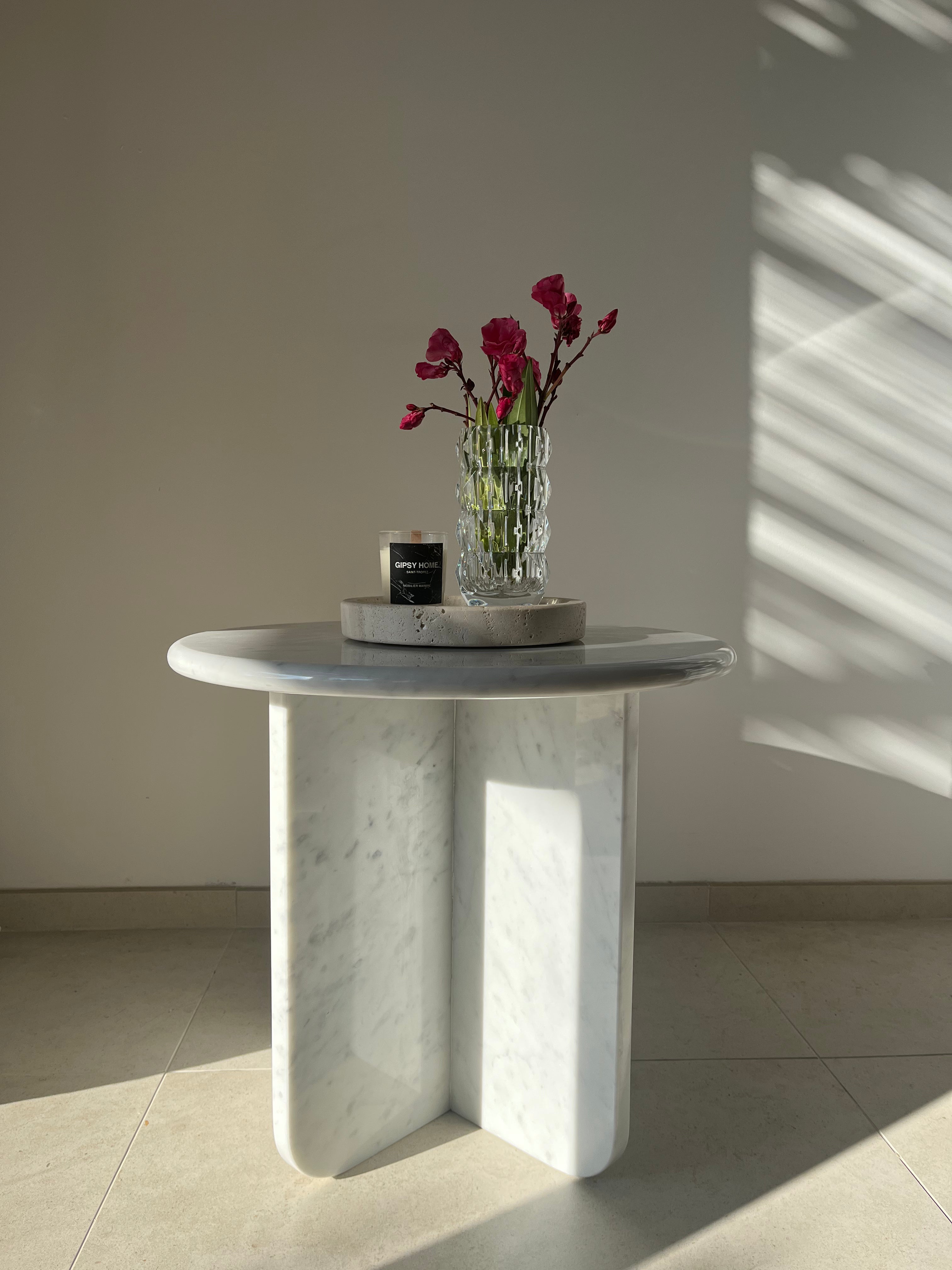 Table D45cm x 100% carrare extra
