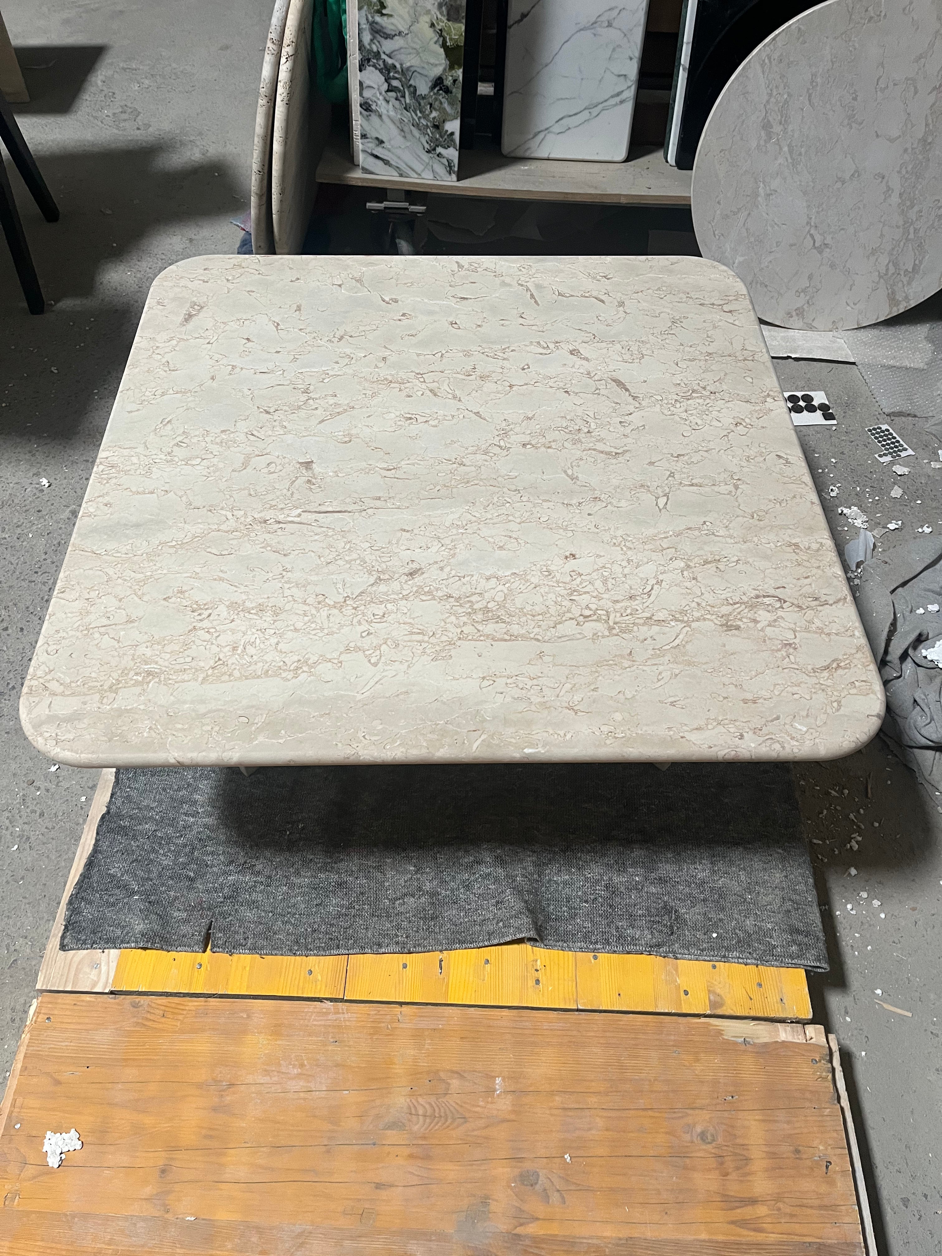 Pré-commande Table basse carrée 100% Pierre de david - GIPSY HOME
