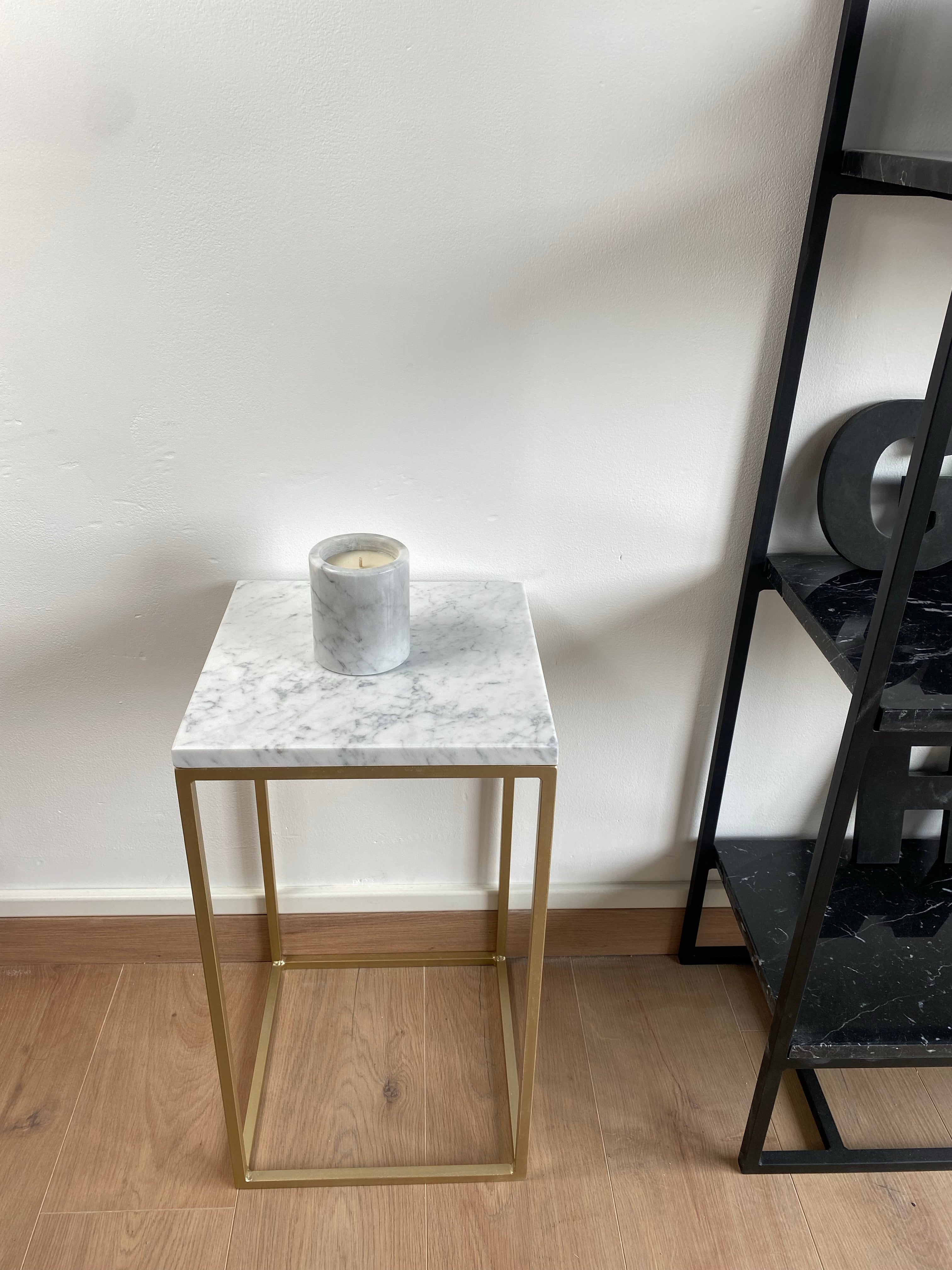 End table x White Carrara 30/30