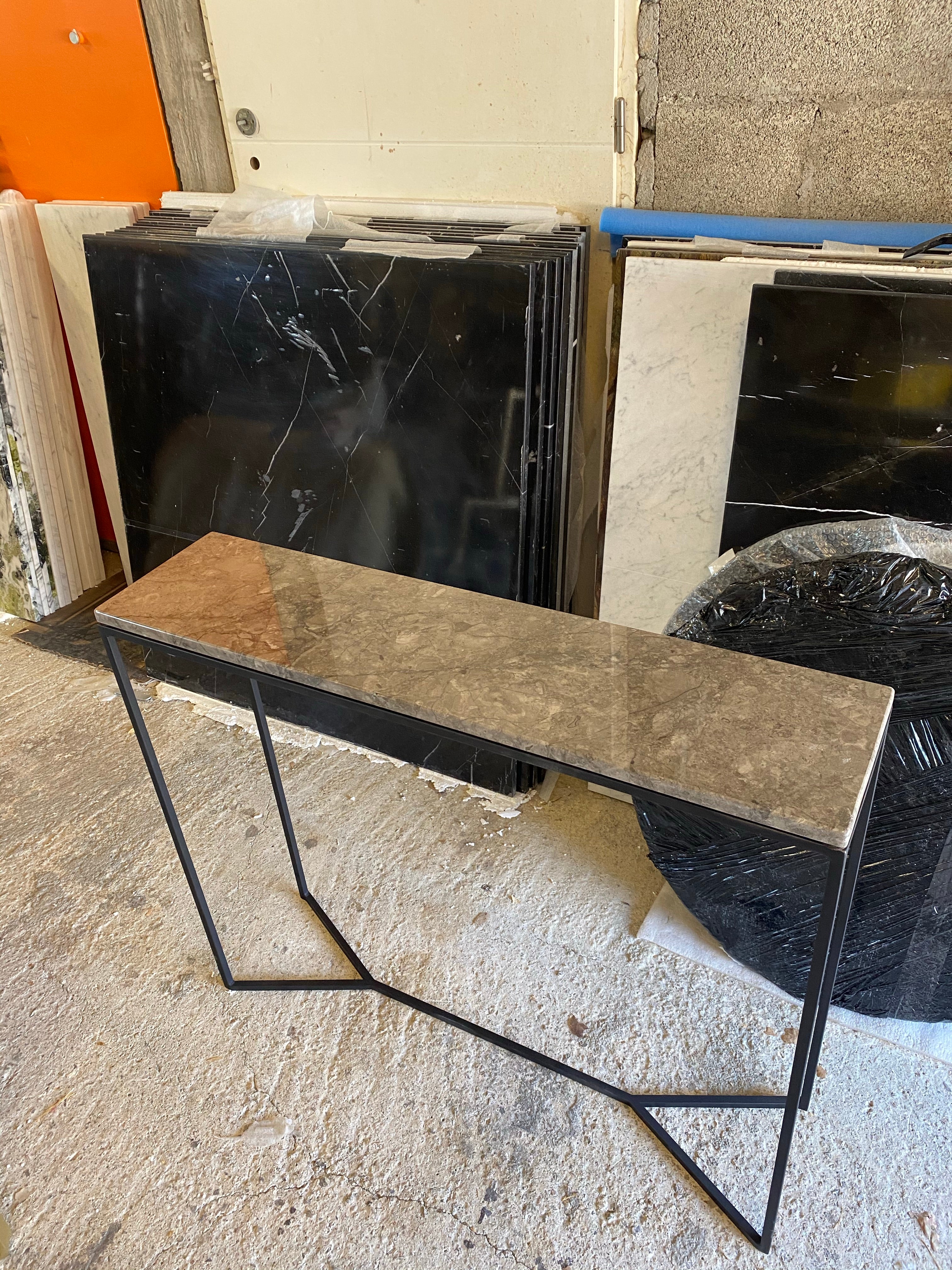 Console elegance Y x Grigio Belliemi (90x22)