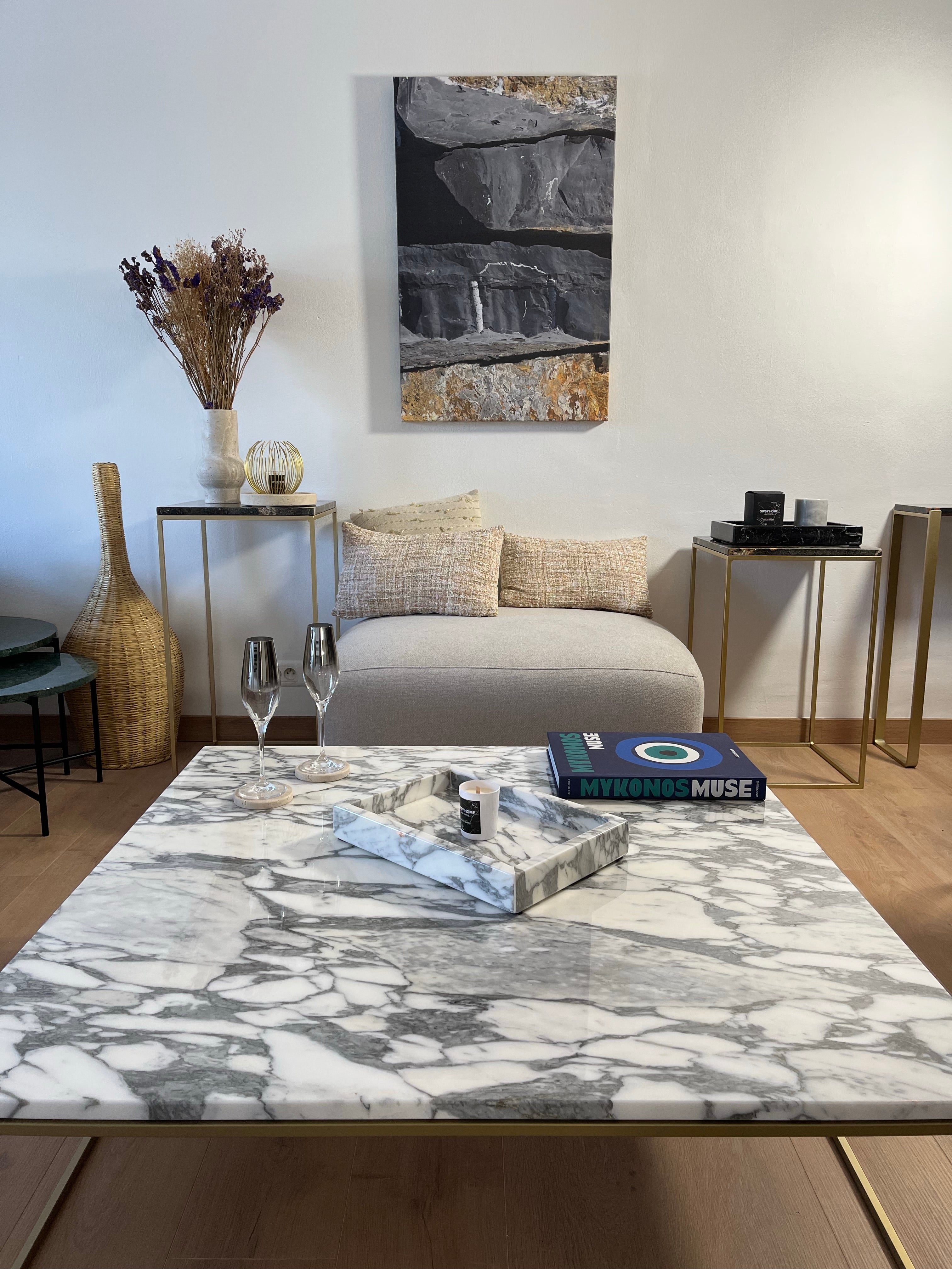 PRÉ COMMANDE Table basse élégance x Arabescato - GIPSY HOME