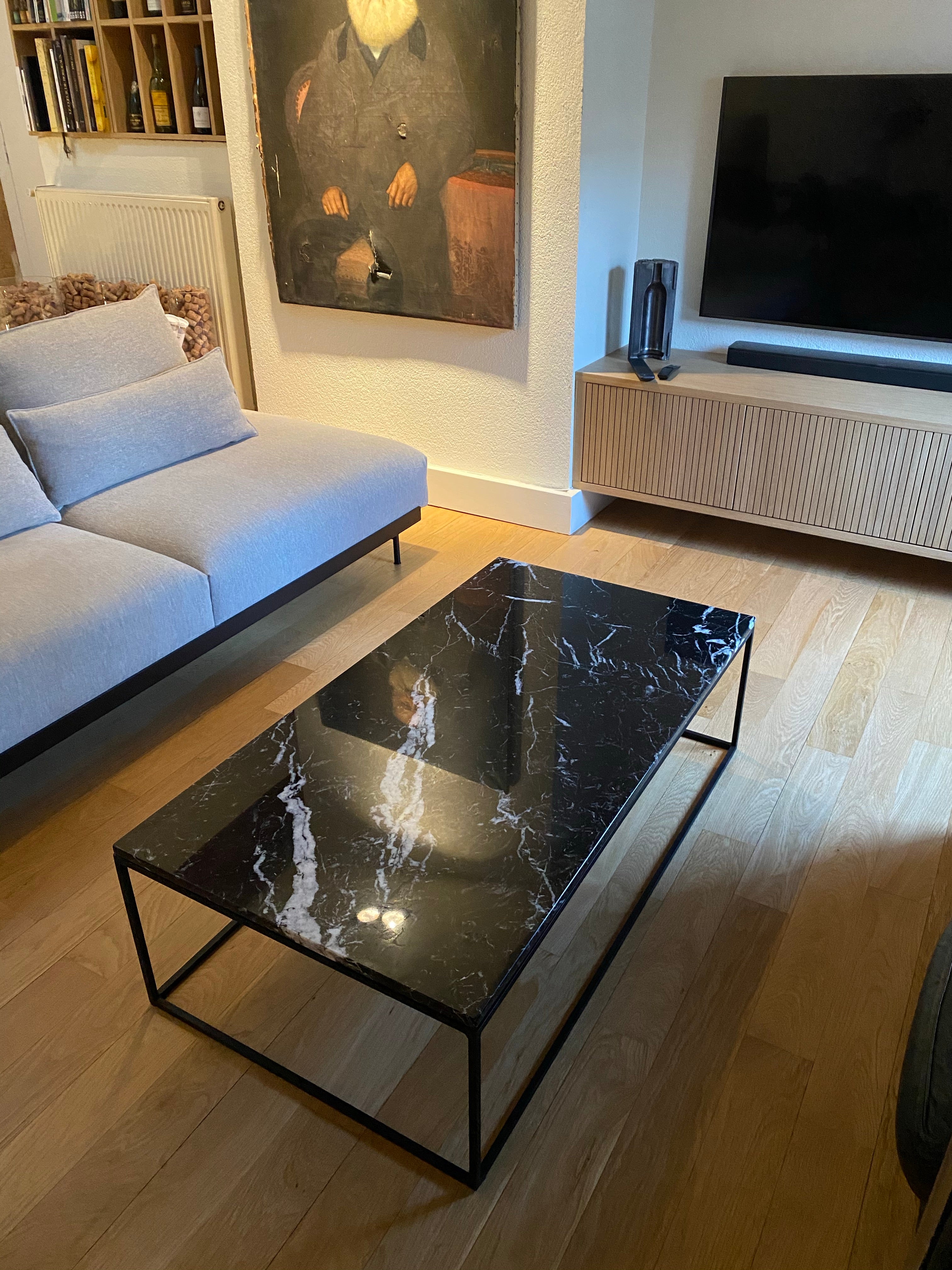 Table basse Élégance rectangle x Noir Khenifra - GIPSY HOME