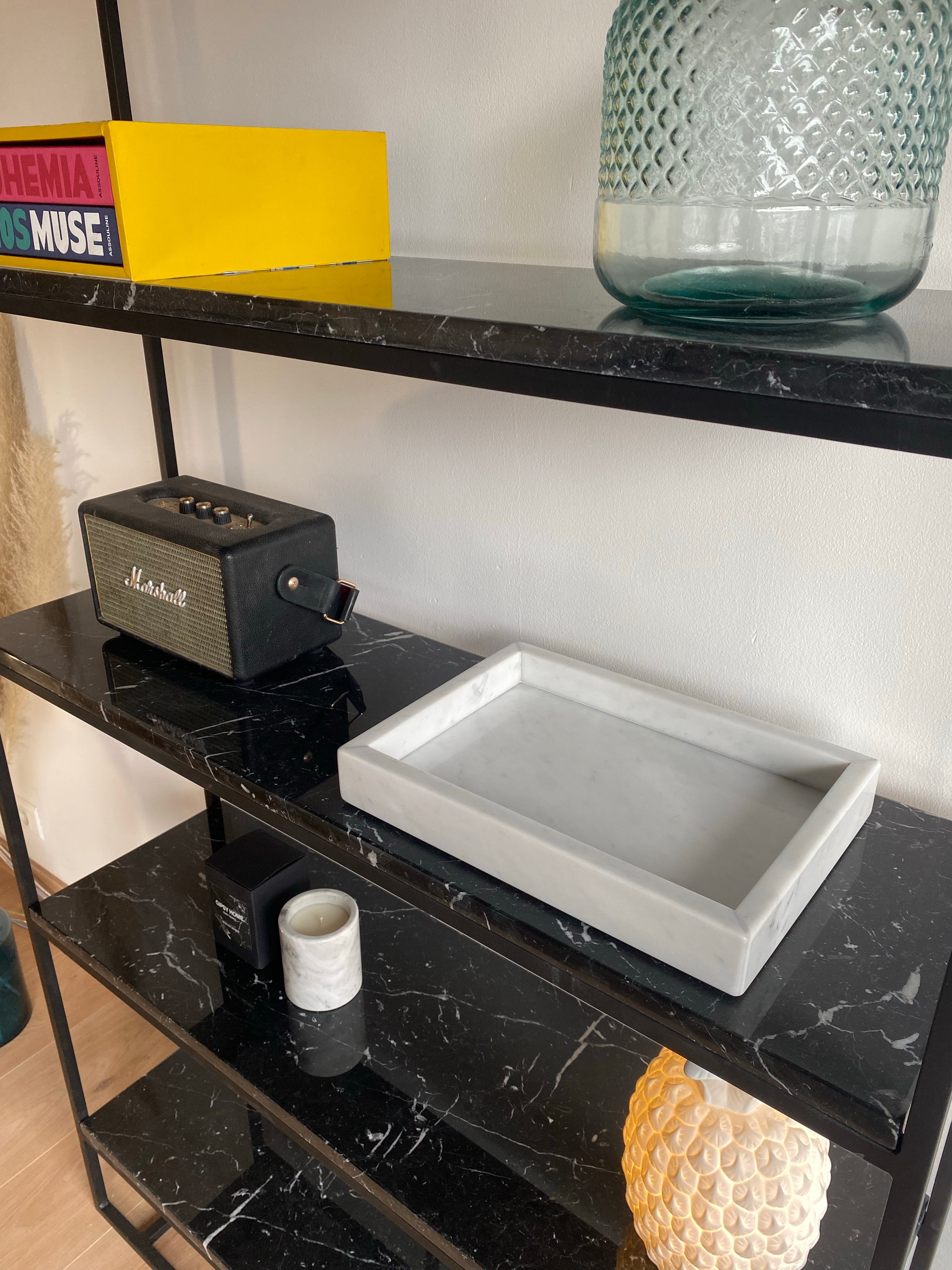 Wall shelf &amp; khenifra black marble